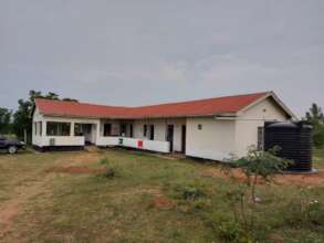 Donation of water tank at health care facility