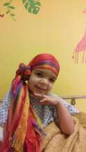 Madalena during treatment in our hospital