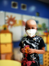 Patient in the hospital, during the pandemic