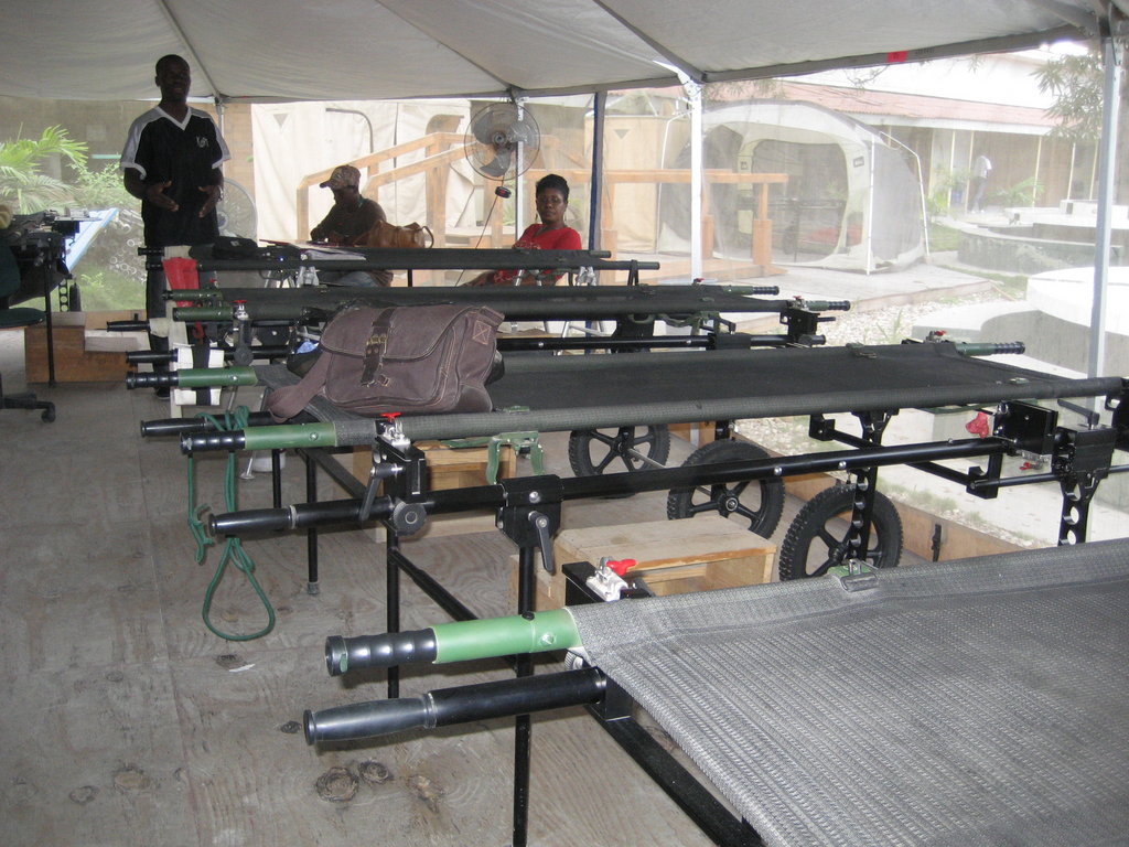 Rehab facility/tent