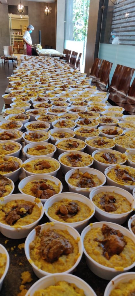 FIGHT OMICRON - FREE HYGIENIC FOOD FOR VILLAGERS
