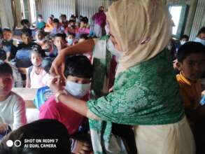 Mask distributions in to Children