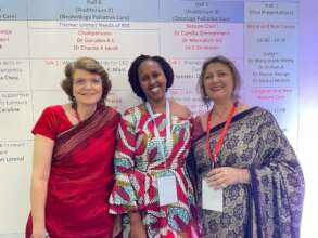 Prof Julia, Dr Peace and Dr Mhoira at the IAPCON