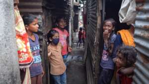 Children in slum area