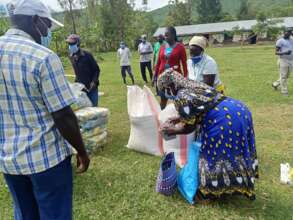 Past food distributions at peace kids