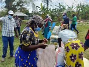 Families Receiving various food stuffs