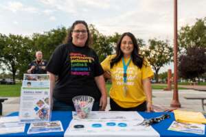 Tri-Cities staff at a suicide prevention event