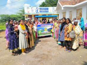 Cart provided to Mathavi for a sustainable income