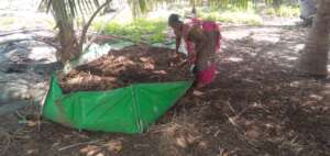 Creating organic manures and selling it in village