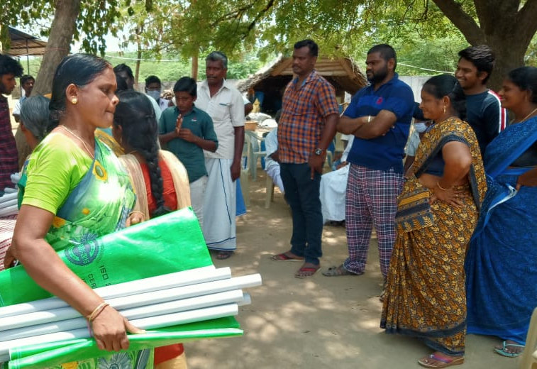Income through agriculture for Tamil Nadu Families