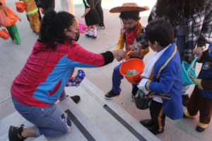Trick or treating in our facilities