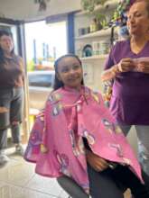 Victoria at the Beauty Salon