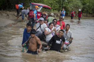 Medical Team navigates flooding in Piura