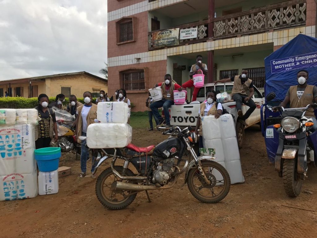 Send 500 face masks to remote health centers