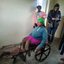 Thandeka gets a new wheelchair