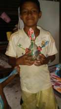 Craft project from recycled materials