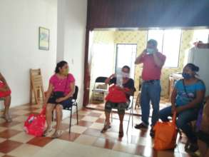 Delivery of prevention kits and demonstration