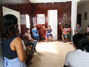 Talk with women's groups about COVID19