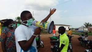 creating sensitization on COVID-19 in rural area