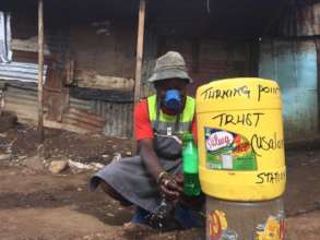 Handwashing stations in the community