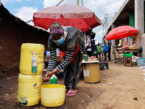 Handwashing station in the community