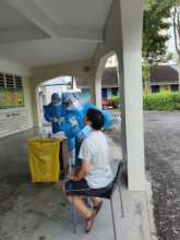 KKM officer helped BVIs did PCR test