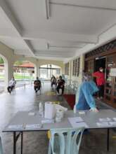 The casual contact COVID-19 screening.