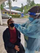 Our Covid-19 screening, done by our staff