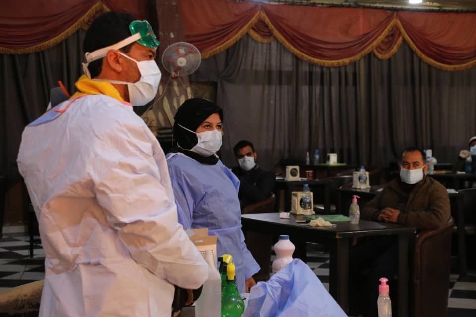 COVID19 infection prevention campaign in Syria