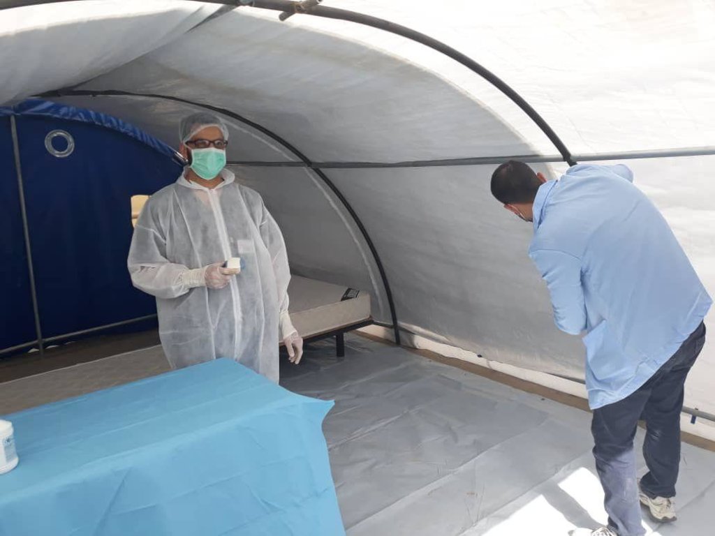 COVID19 infection prevention campaign in Syria