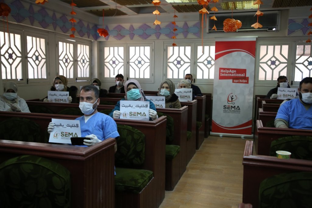 COVID19 infection prevention campaign in Syria