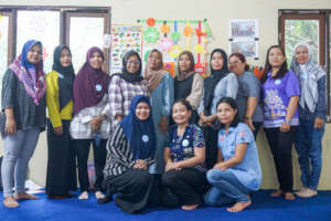 Our lovely women volunteer health workers