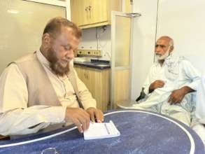 An Old Man having his Medical Checkup