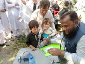 Medical camp in the poor areas
