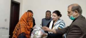 Ration Packet Handed Over to the Needy