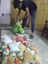 Ration Packages being Prepared