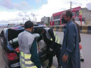 Distribution of Ration among Poor People