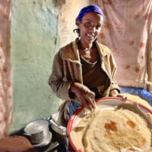 Injera: A staple with each meal