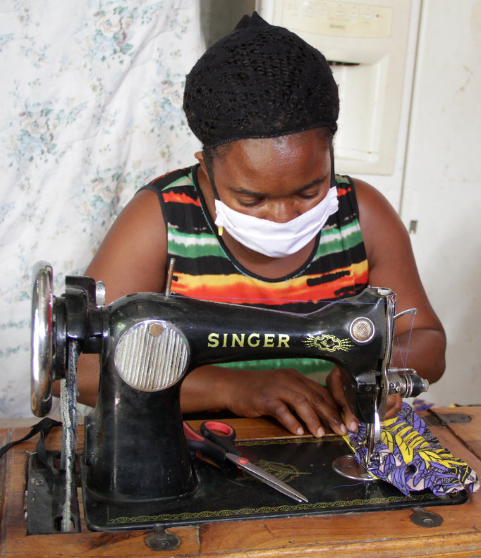 With your support, volunteers made 10,000 masks.