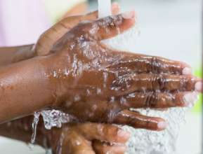 We're distributing hygiene kits to communities.