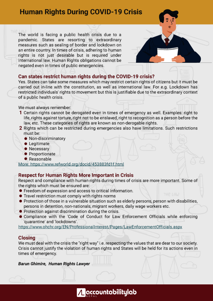 Coronavirus CivActs Campaign in Nepal