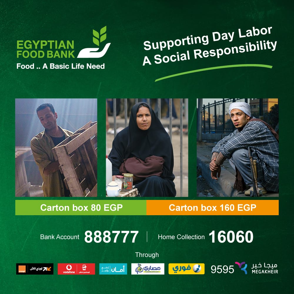 Photos from Egyptian Food Bank GlobalGiving