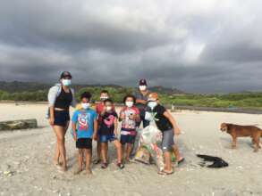 One of many many beach clean-ups!