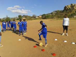 CSPD students soccer training