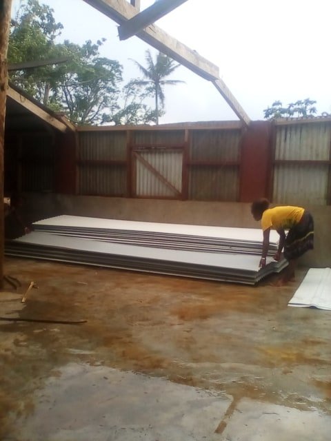storage of the materials