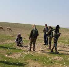 Tending sheep in the Jordan Valley is harder now