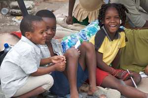 Children treated at RI's health clinic.