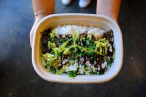 Meal from TaKorean in Washington, DC