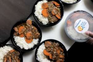 Beef stew from partner restaurant Open Crumb