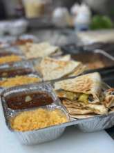 Meal prepared by partner La Adelita de Woodside